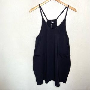 Automet Women’s Small Shorts Romper Sleeveless With Pockets *Small Flaw